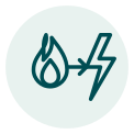 Gas-to-electric transition and staged equipment replacement